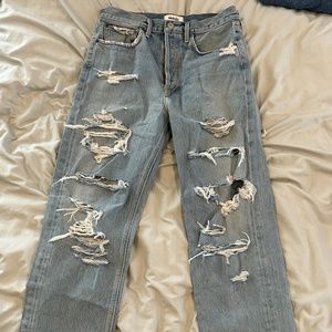 Agolde ripped jeans